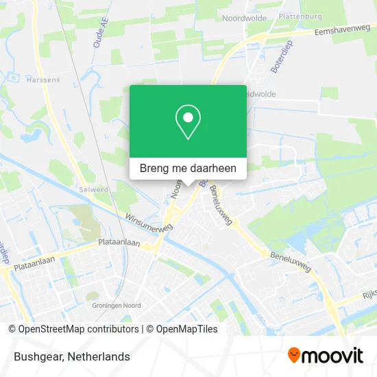 Bushgear kaart
