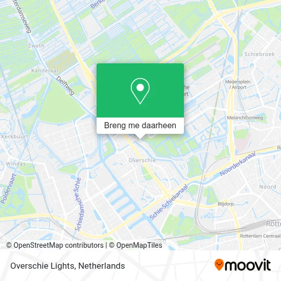 Overschie Lights kaart