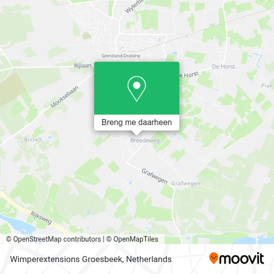Wimperextensions Groesbeek kaart