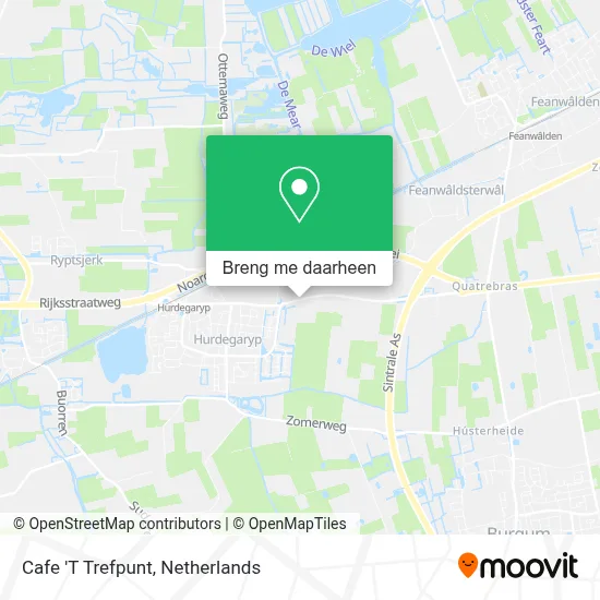 Cafe 'T Trefpunt kaart
