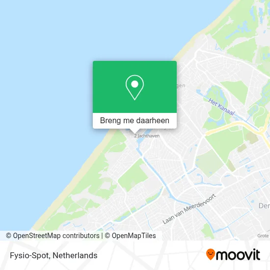 Fysio-Spot kaart