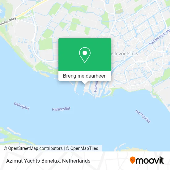 Azimut Yachts Benelux kaart