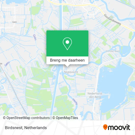 Birdsnest kaart