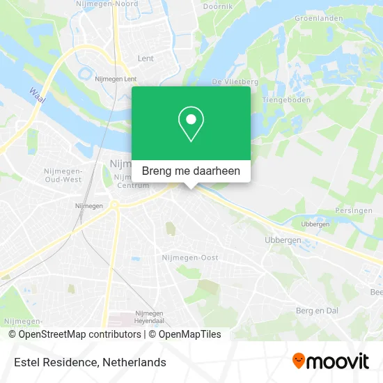 Estel Residence kaart