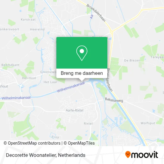 Decorette Woonatelier kaart
