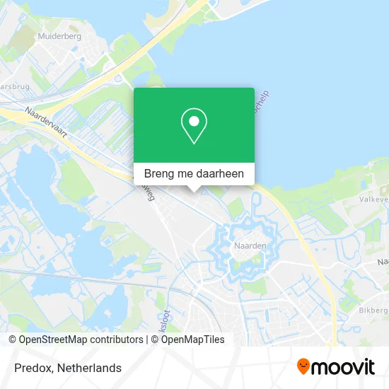 Predox kaart