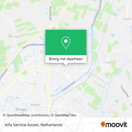 Alfa Service Assen kaart