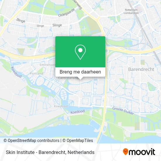 Skin Institute - Barendrecht kaart