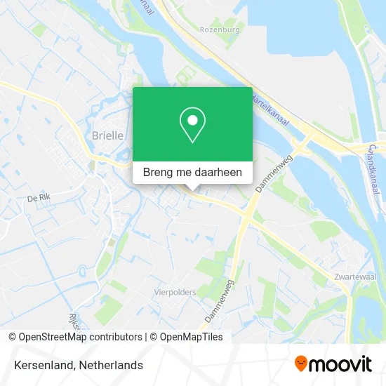 Kersenland kaart
