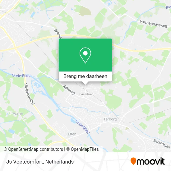 Js Voetcomfort kaart