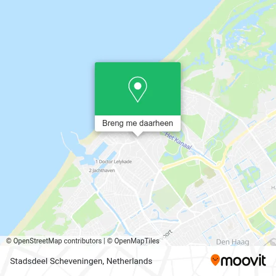 Stadsdeel Scheveningen kaart