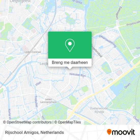 Rijschool Amigos kaart