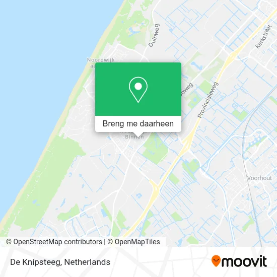 De Knipsteeg kaart