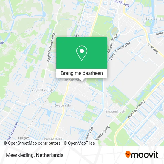 Meerkleding kaart