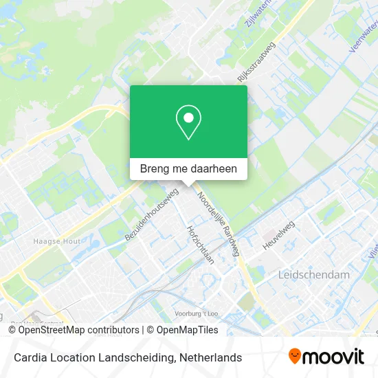 Cardia Location Landscheiding kaart