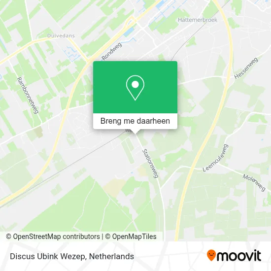 Discus Ubink Wezep kaart