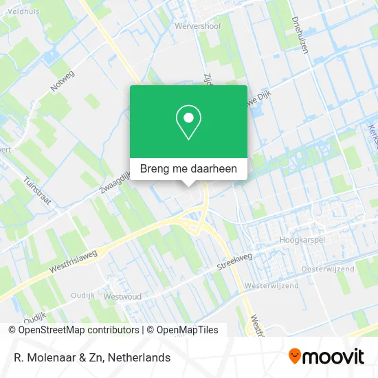 R. Molenaar & Zn kaart