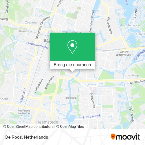 De Roos kaart