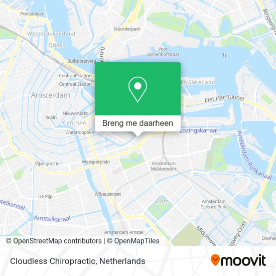 Cloudless Chiropractic kaart