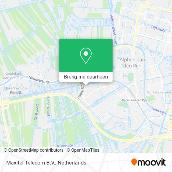 Maxitel Telecom B.V. kaart