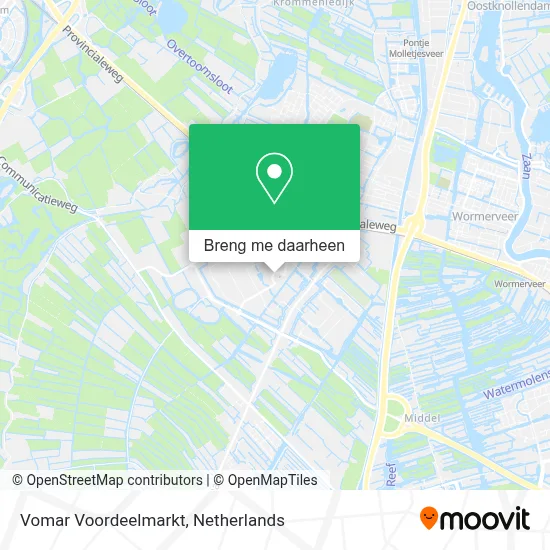 Vomar Voordeelmarkt kaart