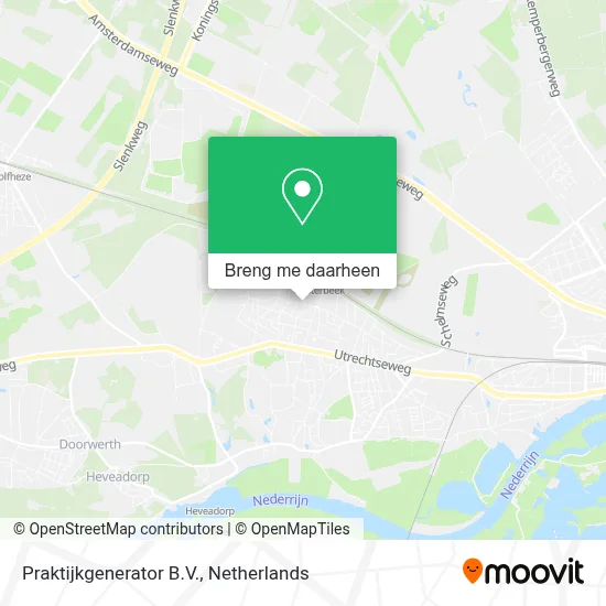 Praktijkgenerator B.V. kaart