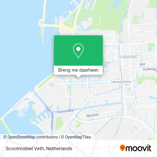 Scootmobiel Veth kaart
