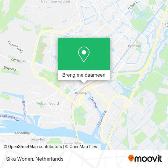 Sika Wonen kaart