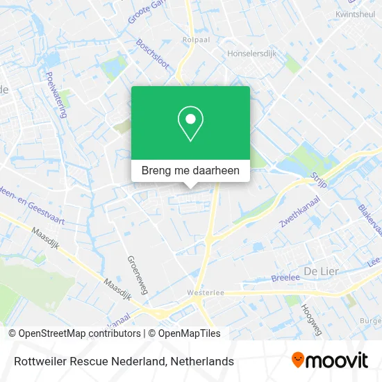 Rottweiler Rescue Nederland kaart