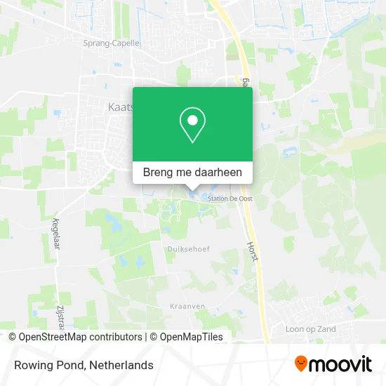 Rowing Pond kaart