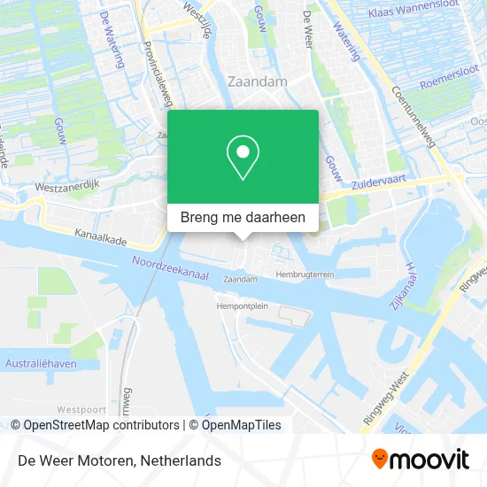 De Weer Motoren kaart