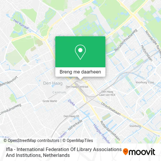 Ifla - International Federation Of Library Associations And Institutions kaart