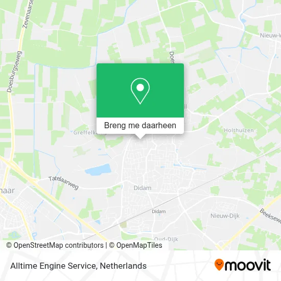 Alltime Engine Service kaart