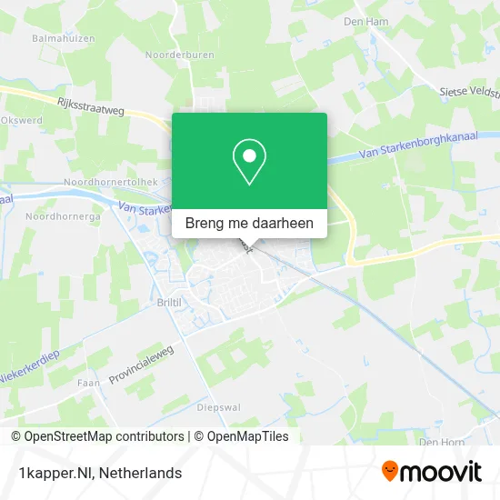 1kapper.Nl kaart