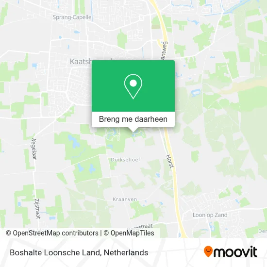 Boshalte Loonsche Land kaart