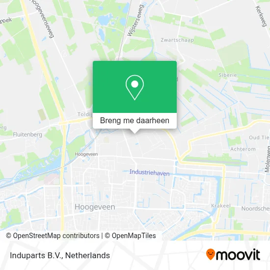 Induparts B.V. kaart