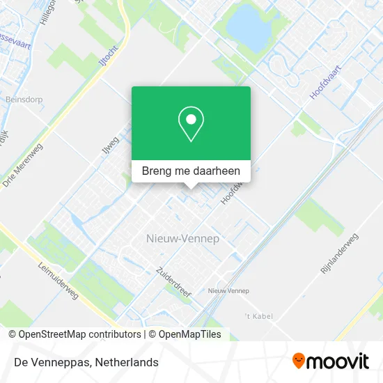 De Venneppas kaart