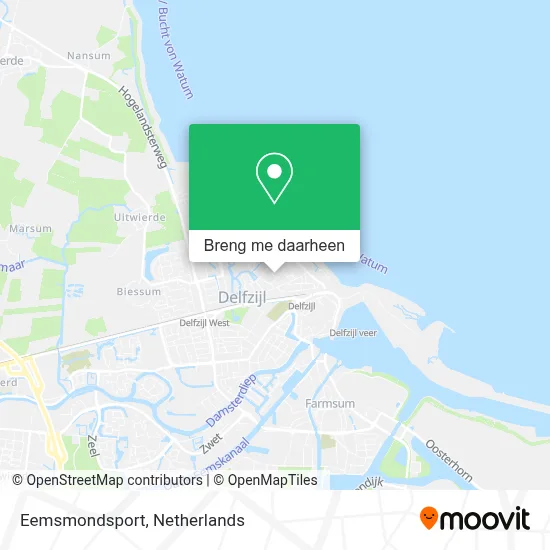 Eemsmondsport kaart