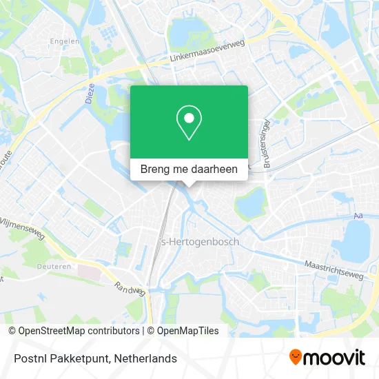 Postnl Pakketpunt kaart