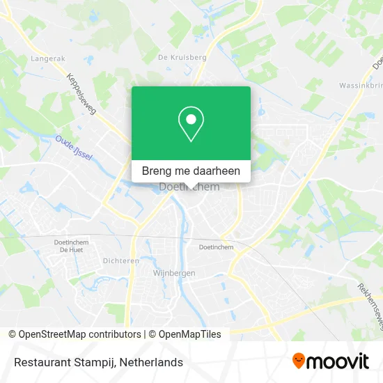 Restaurant Stampij kaart