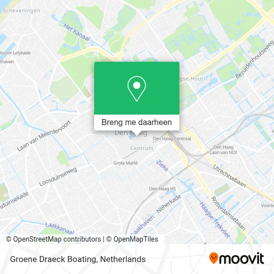 Groene Draeck Boating kaart