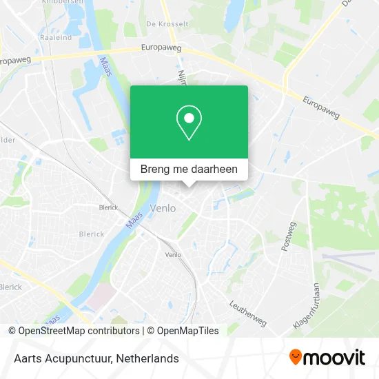 Aarts Acupunctuur kaart
