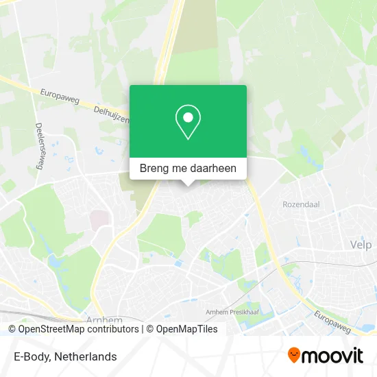 E-Body kaart