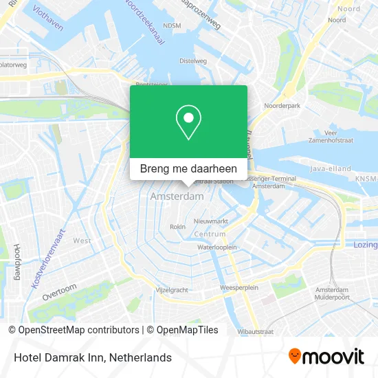 Hotel Damrak Inn kaart