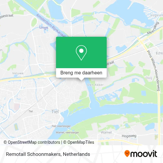Remotall Schoonmakers kaart