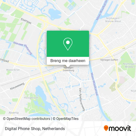 Digital Phone Shop kaart