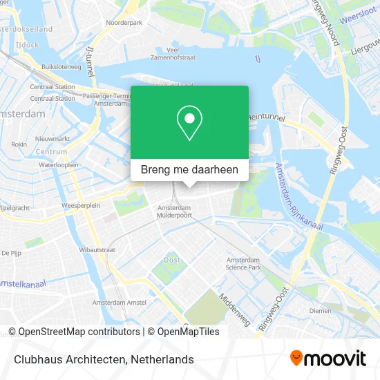 Clubhaus Architecten kaart