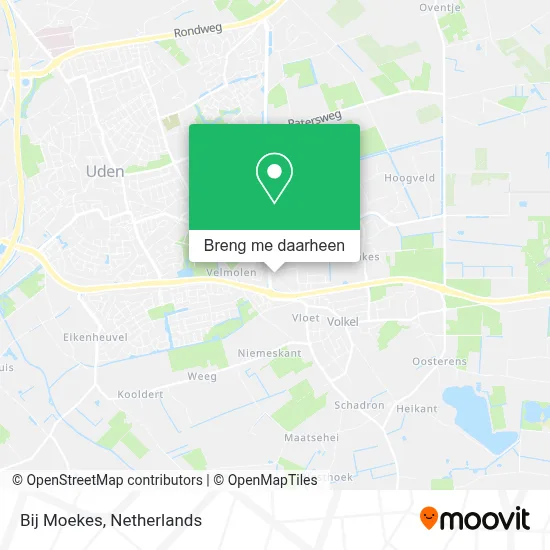 Bij Moekes kaart