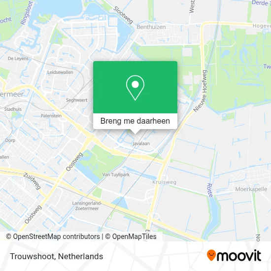 Trouwshoot kaart