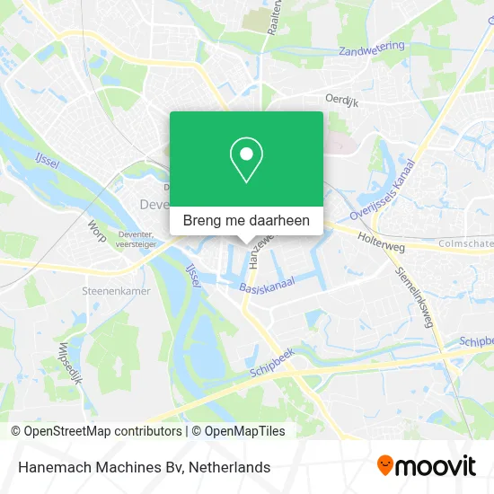 Hanemach Machines Bv kaart